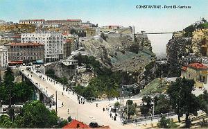 CONSTANTINE - VUE GENEALE SUR LE PONT D'EL KANTARA